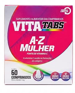 lavitan mulher engorda Vitatabs A-Z Mulher multivitamínico feminino uso diário