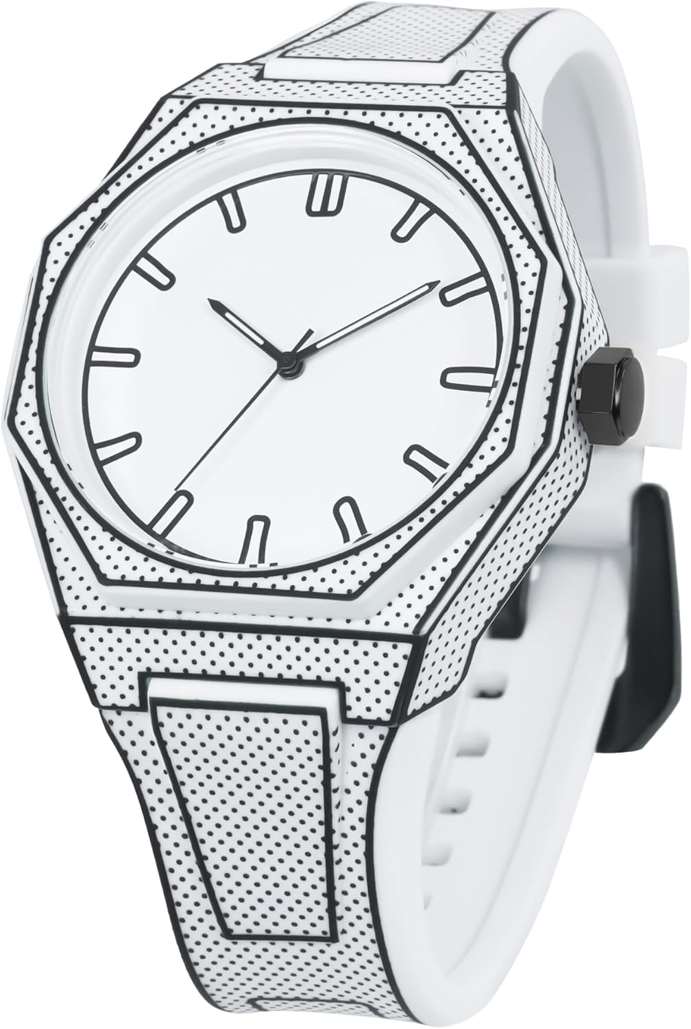 Sketch Anime Watch for Men, Stylish Creative Minimalist