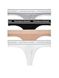 Victoria's Secret Women's Cotton Logo Thong Underwear, Panties for Women, Multi Pack (XS-XXL)