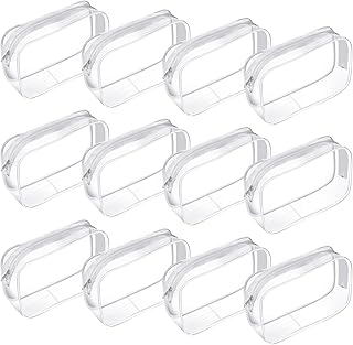 12 bolsas transparentes de maquillaje cosméti...