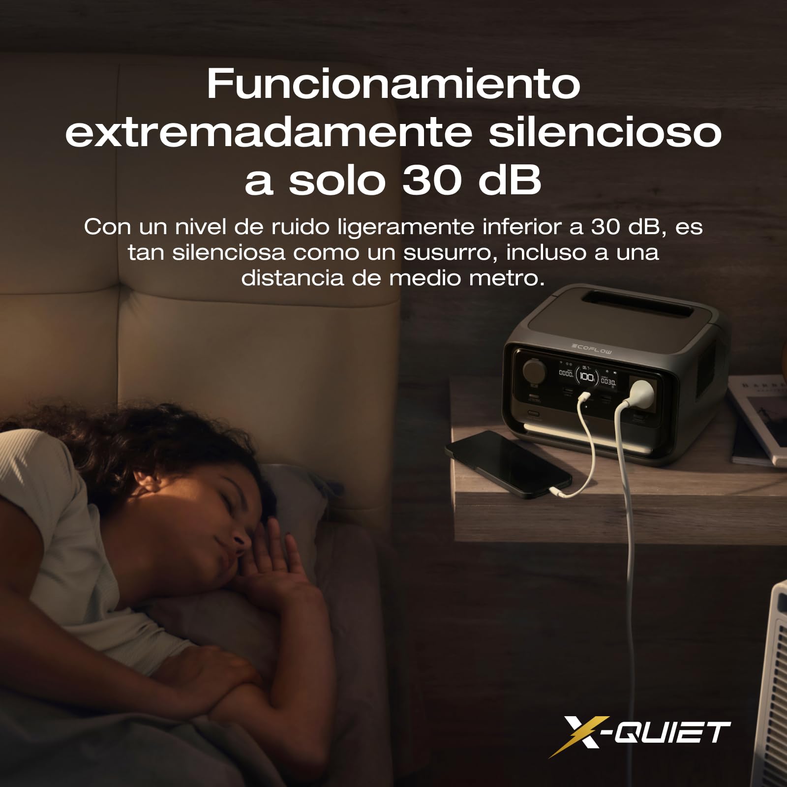 Estación de energía portátil EcoFlow River 3 Plus, batería LFP de 286 WH, Salida de 1200 W, autonomía >16h para Dispositivos <100 W, SAI en <10 ms, para acampadas y caravanas con generador Solar