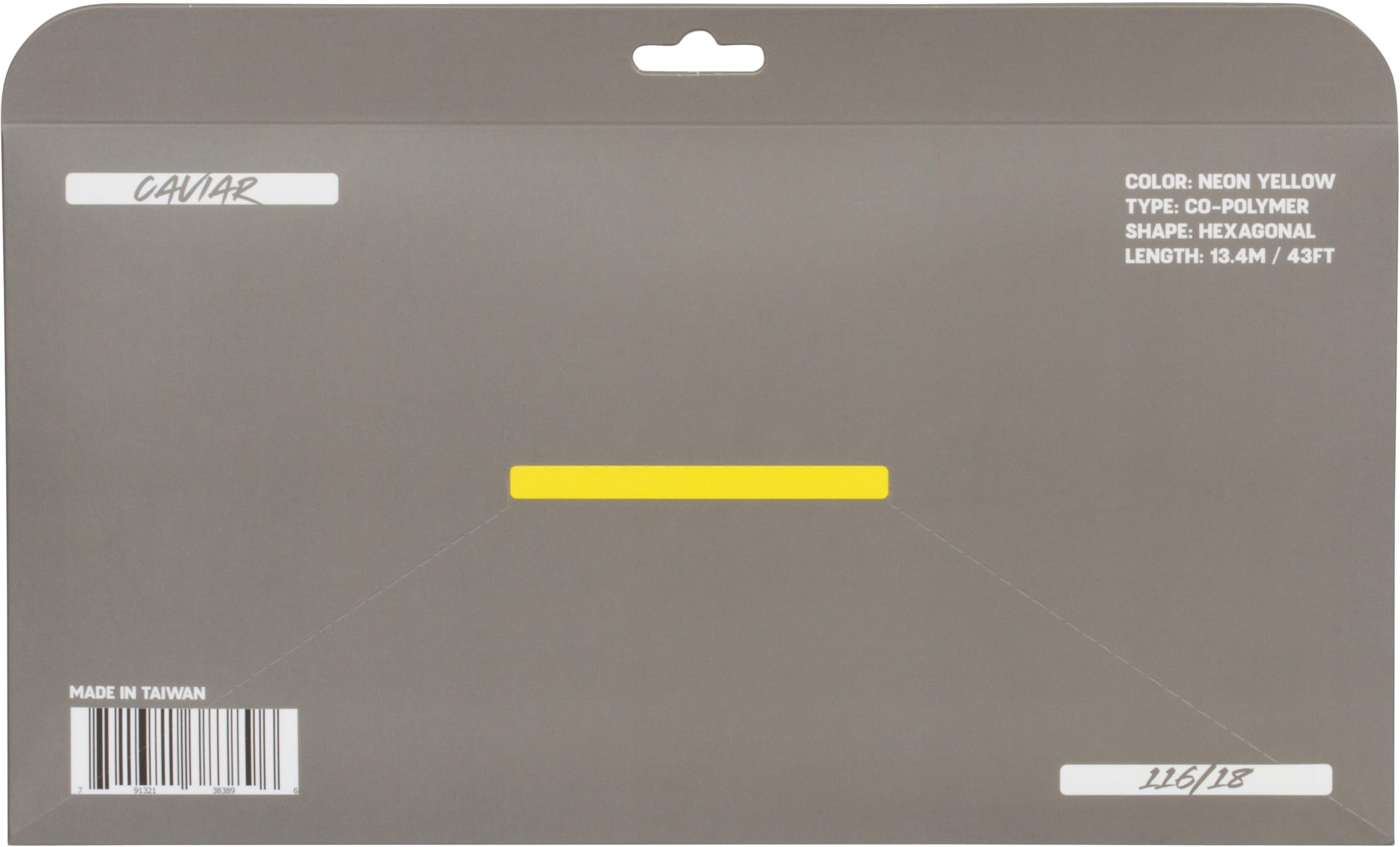 【テニス・トロライン　キャビア120】ロール 1個 ロール】CAVIAR（キャビア）120／テニスストリング : トロライン