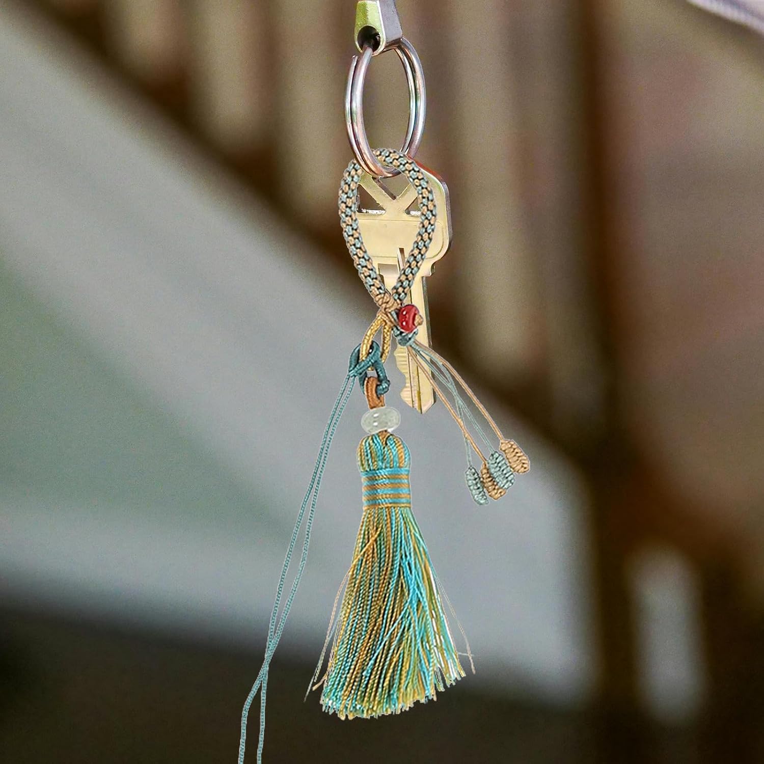 Colorful Corn Knot Tassel Charms 6pcs for Phone Bags and Keys image 5