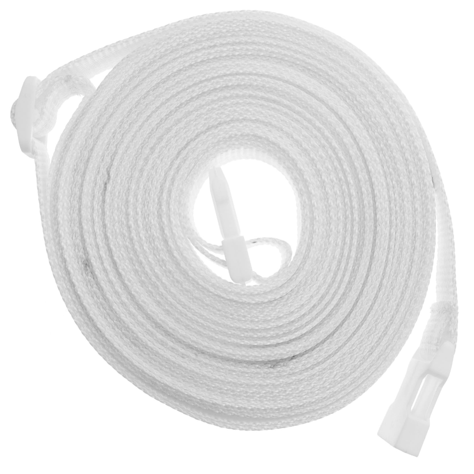 TOPBATHY Ceinture de Connexion pour Lit Jumeau en PP Boucle Réglable | Blanc, Sangle en Webbing PP, Design à Boucle Réglable, Usage Hôtels et Chambres d'Hôtes