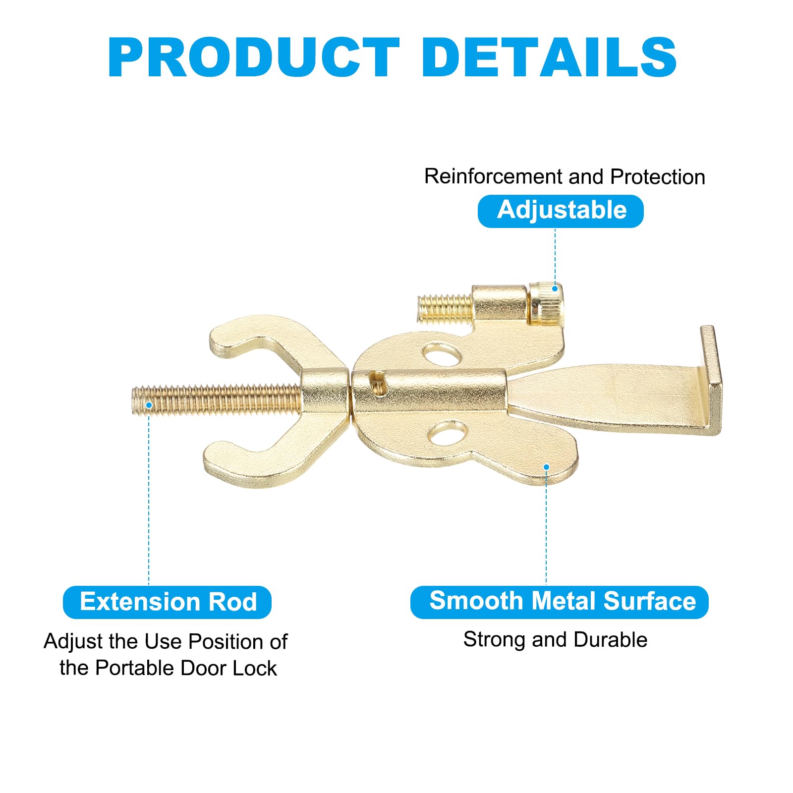 PATIKIL Portable Security Door Lock - Image 3