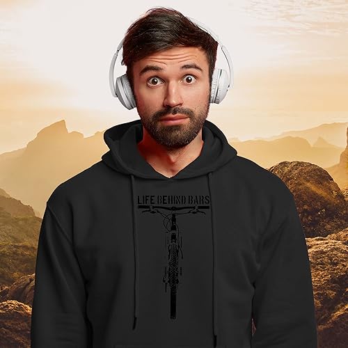 Miniatura 4 de Bang Tidy Clothing Men's Life Behind Bars MTB Mountain Down Hill Off Road Biking Hoodie