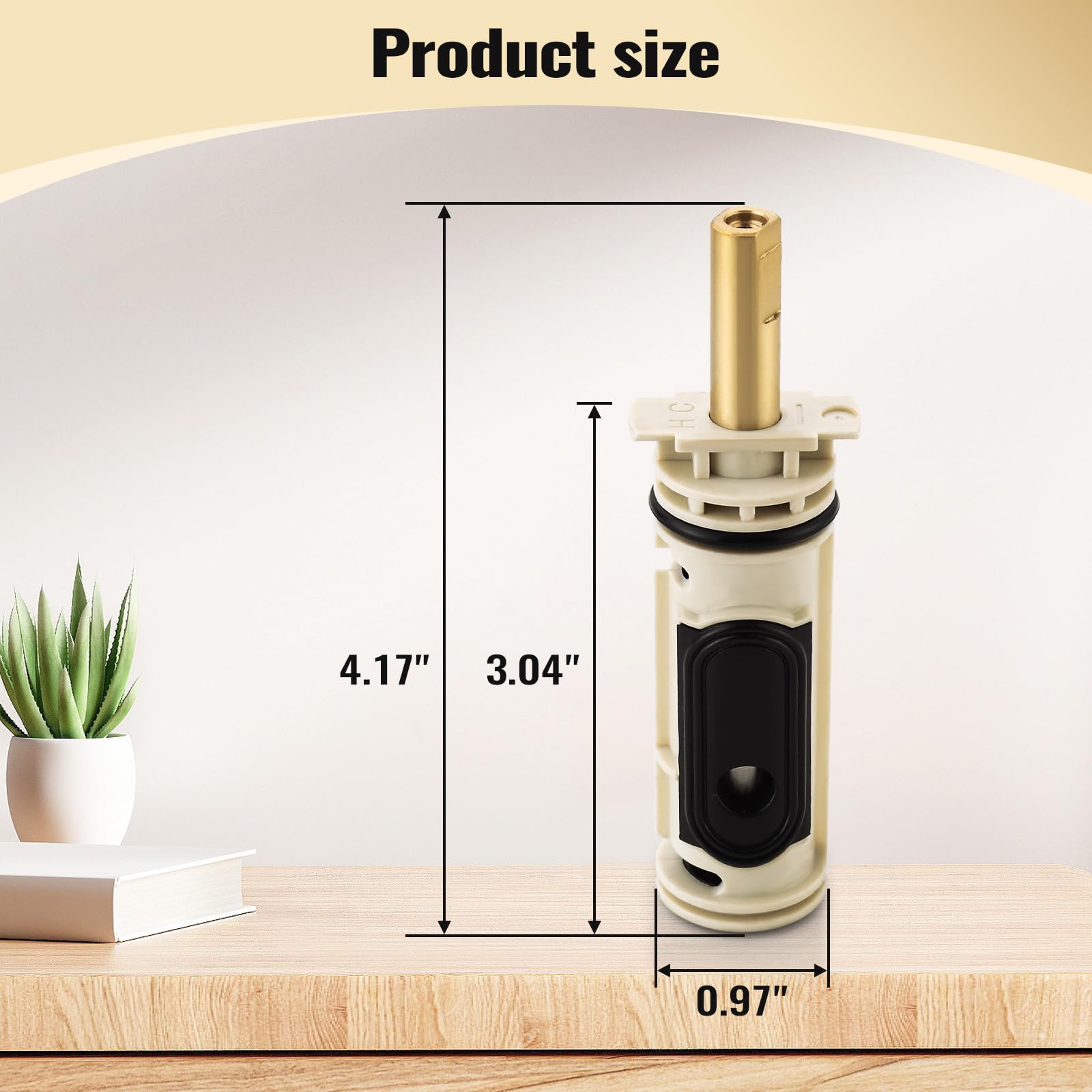 Moen 1222 Collection One-Handle Posi-Temp Faucet Cartridge Replacement Tub Shower Only Configurations Plastic 1 Pack Brass1 Pack