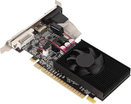GT730 Graphics Card, 64Bit 810MHZ 2GB DDR3 Graphics Card, 2560x1600 PC Video Card, PCI Express 2.0, with DVI I, VGA, Interface GT730 2GB GDDR3