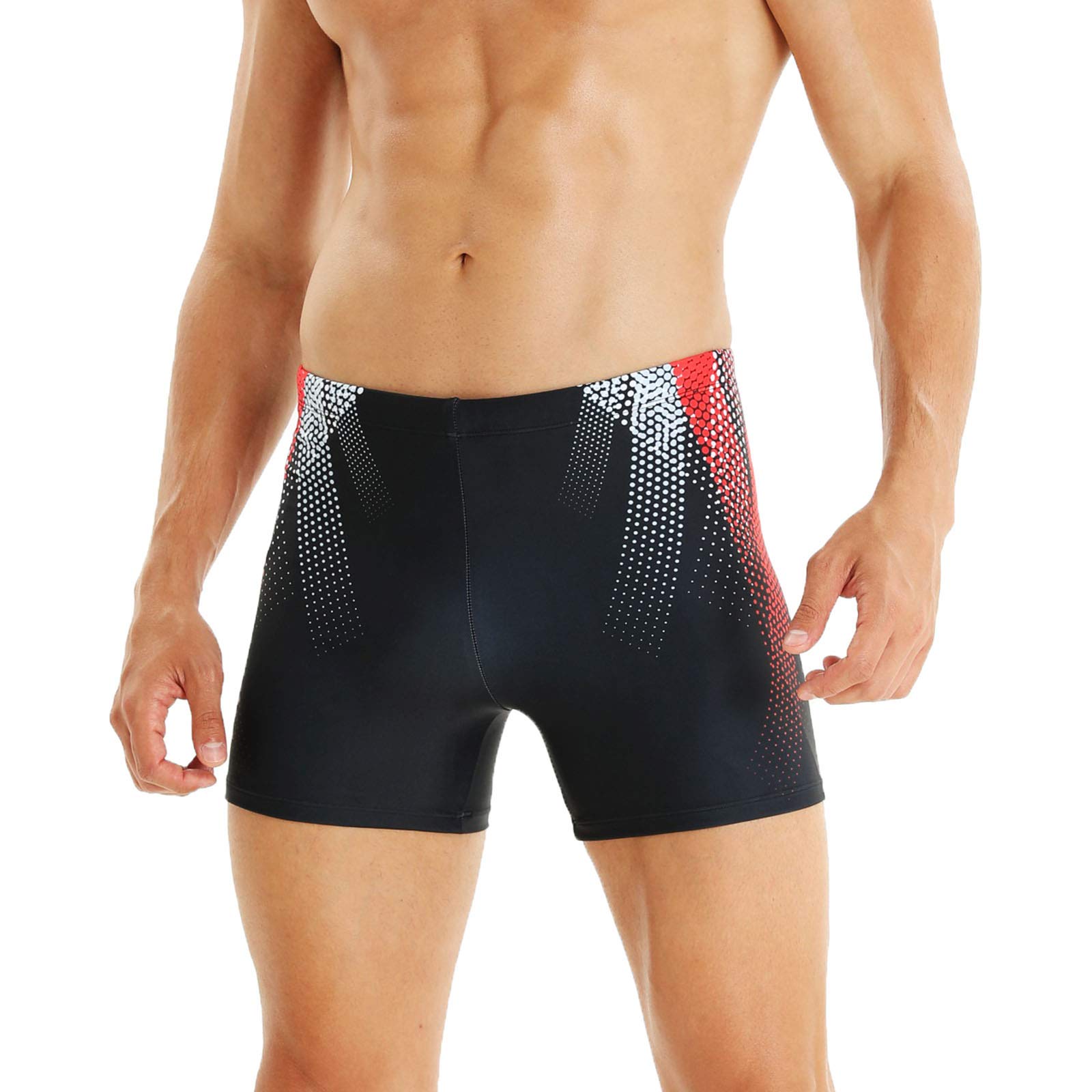 WHCREAT Bañadores de Hombre, Traje de Baño de Secado Rápido Pantalones Cortos de Natación Elásticos