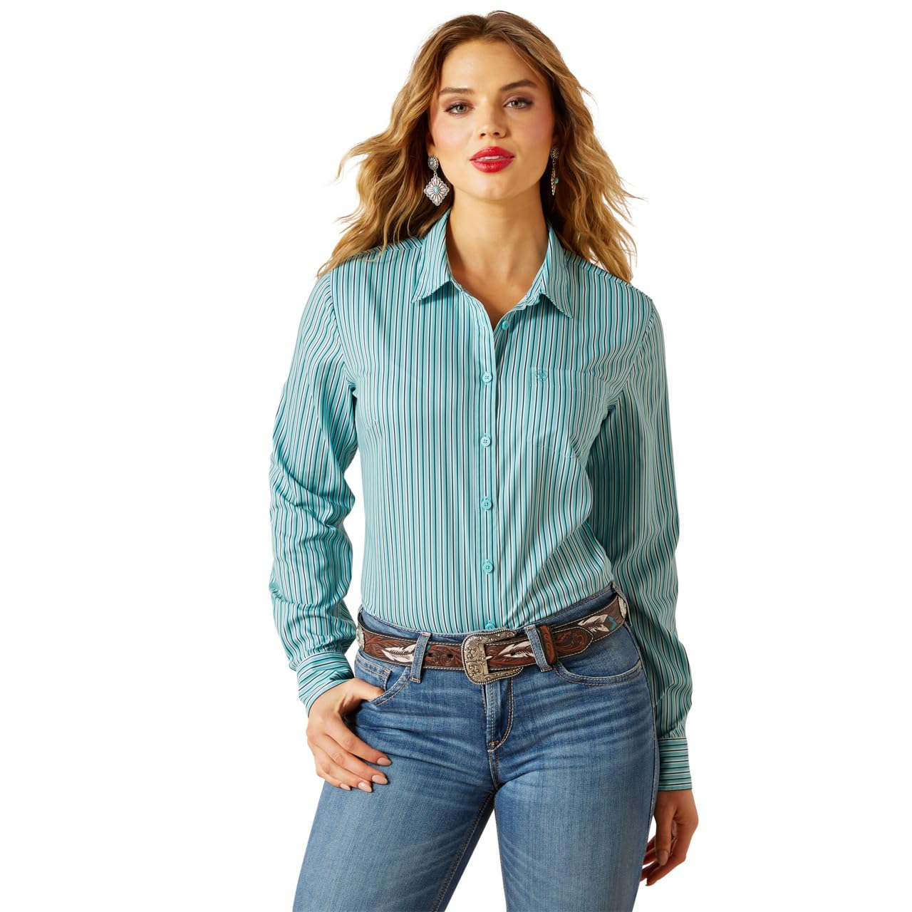 Ariat Camicia Kirby PRO Team Blu Donna