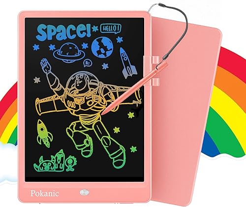 Miniatura 1 de Pokanic Colorida almohadilla LCD de dibujo tableta de aprendizaje y educación tabla de escritura borrable reutilizable juguete mágico para niños