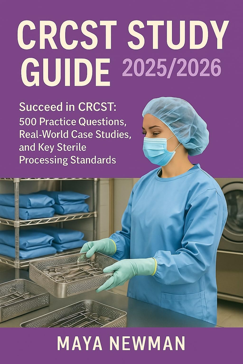 CRCST STUDY GUIDE : Succeed in CRCST: 500 Practice Questions, Real-World Case Studies, and Key Sterile Processing Standards