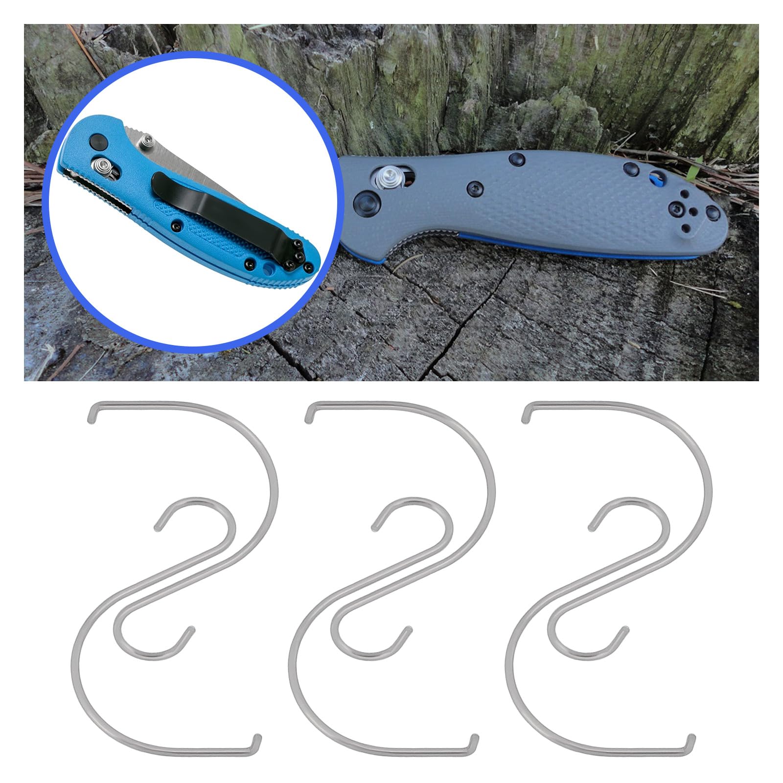 LT Easiyl 4 works Omega Springs for Axis Lock Replacement Part Compatible with Benchmade Griptilian Mini 940 535 555 556 557 707 533 - Image 3
