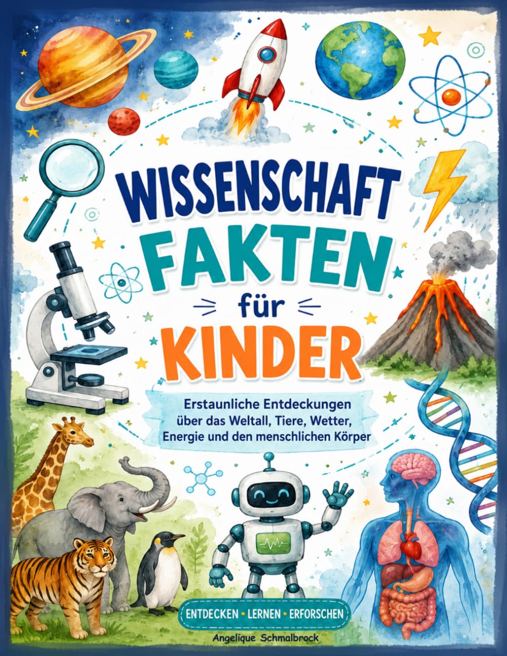 Wissenschaft Fakten für Kinder: Erstaunliche Entdeckungen über das Weltall, Tiere, Wetter, Energie und den menschlichen Körper