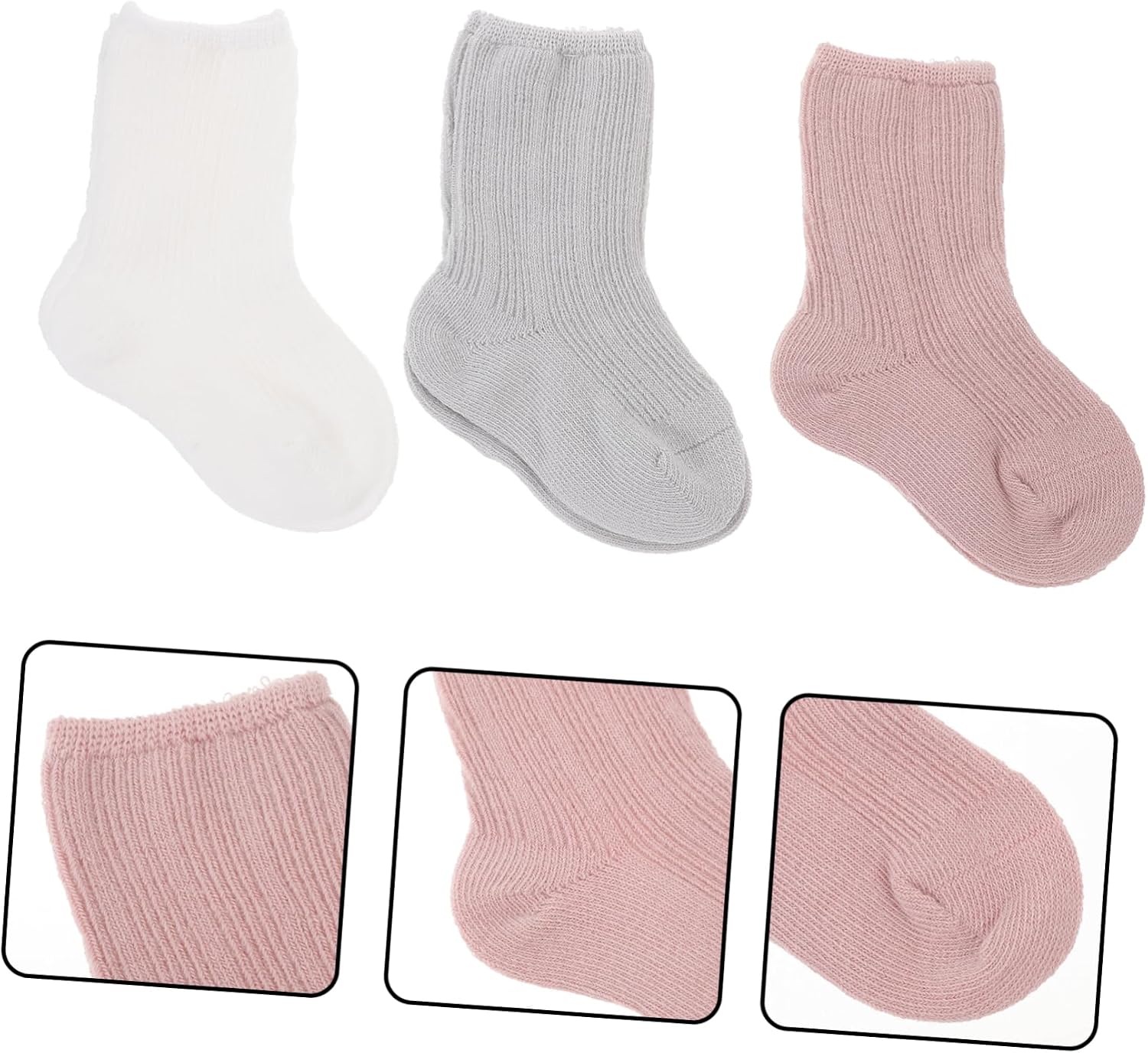 Toyvian 3pairs Warm Boy Girl Socks for Newborns Cozy and Breathable Socks s Months for Wear