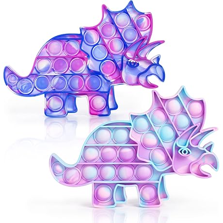 Sensory Dinosaur Pop it Toys for Anxiety Relief