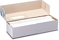 Vista 2 de 500 tenedores de plástico extra resistentes, tenedor blanco desechable, cubiertos pesados a granel para cenas, eventos, catering, fiestas y comida