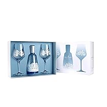 Gin Mare Mediterranean Gin 70cl – Special pack con due bicchieri 42,7% vol.