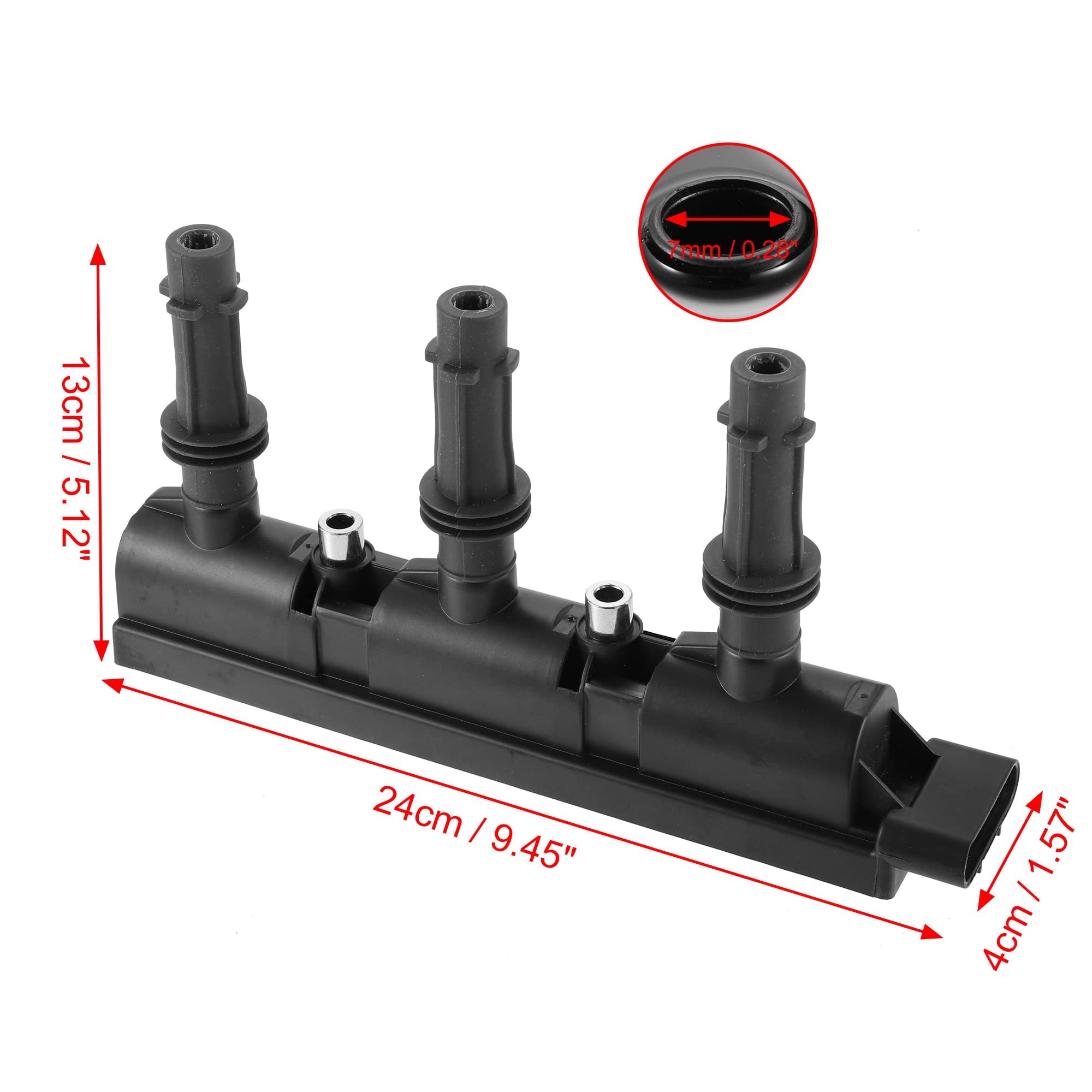 QUARKZMAN Encendido Bobina 1208095 para Opel Corsa D S07 1.0 L08, L68 2009-2014