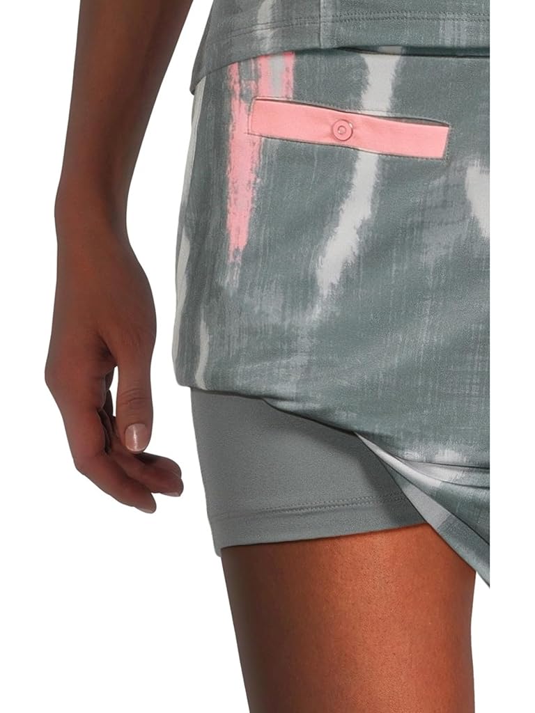 Gray Jamie Sadock Batik Print 16" Skort