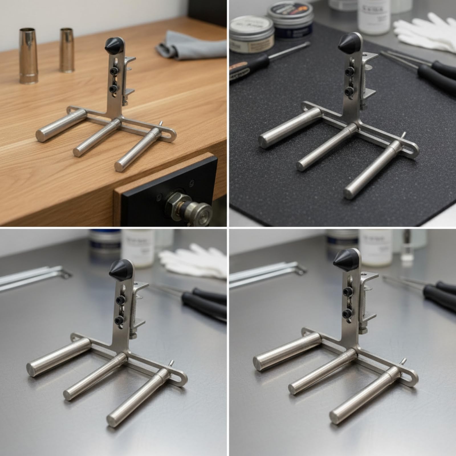 Soporte para Instrumentos Viento | Robusto, Ligero, Soporte Metal con Cono, Músicos