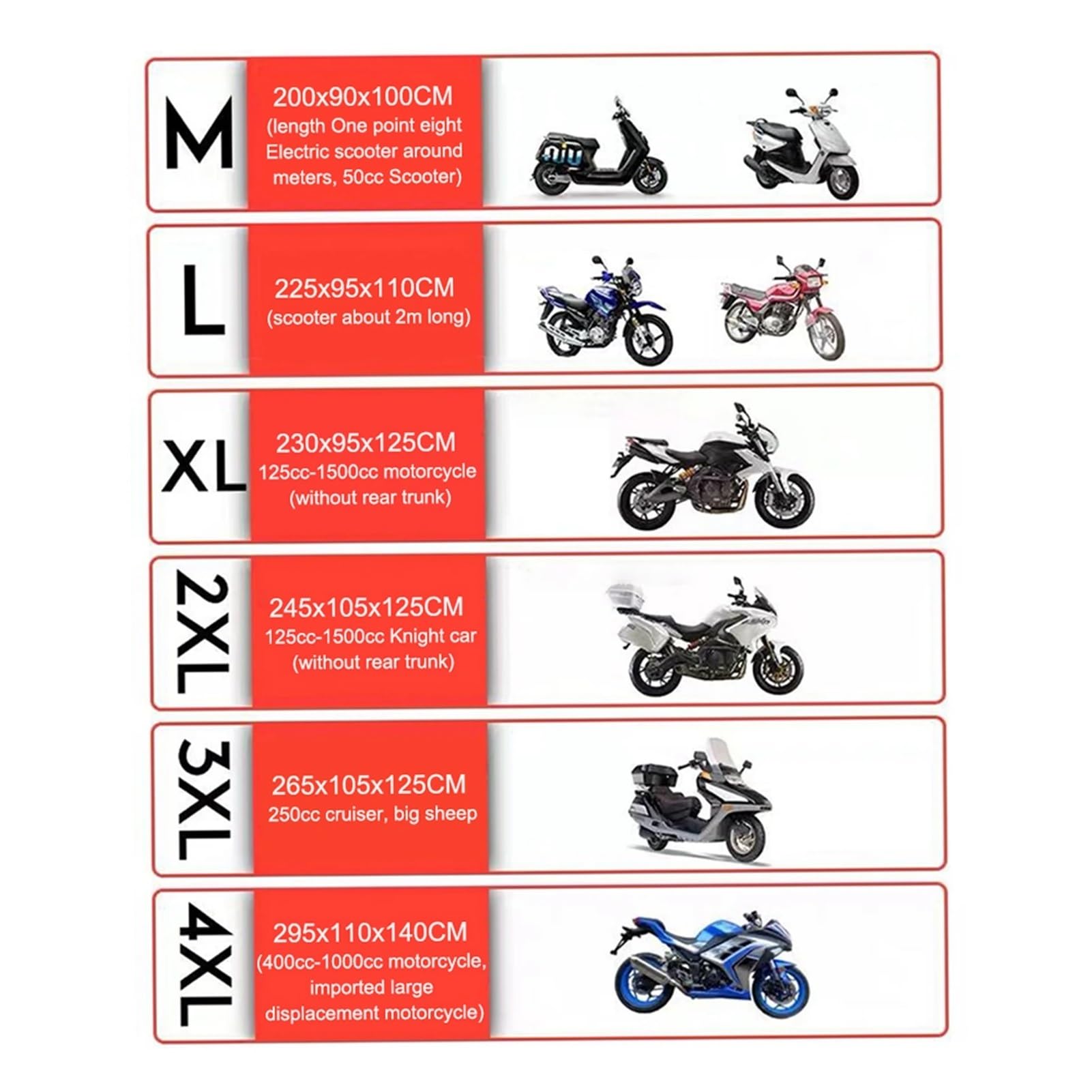 Cubierta Motocicleta Protectora Cubierta para Motocicleta Al Aire Libre para Las Cuatro Estaciones, Impermeable, Resistente A Los Residuos, A La Llia, 210D, Tela Oxford para