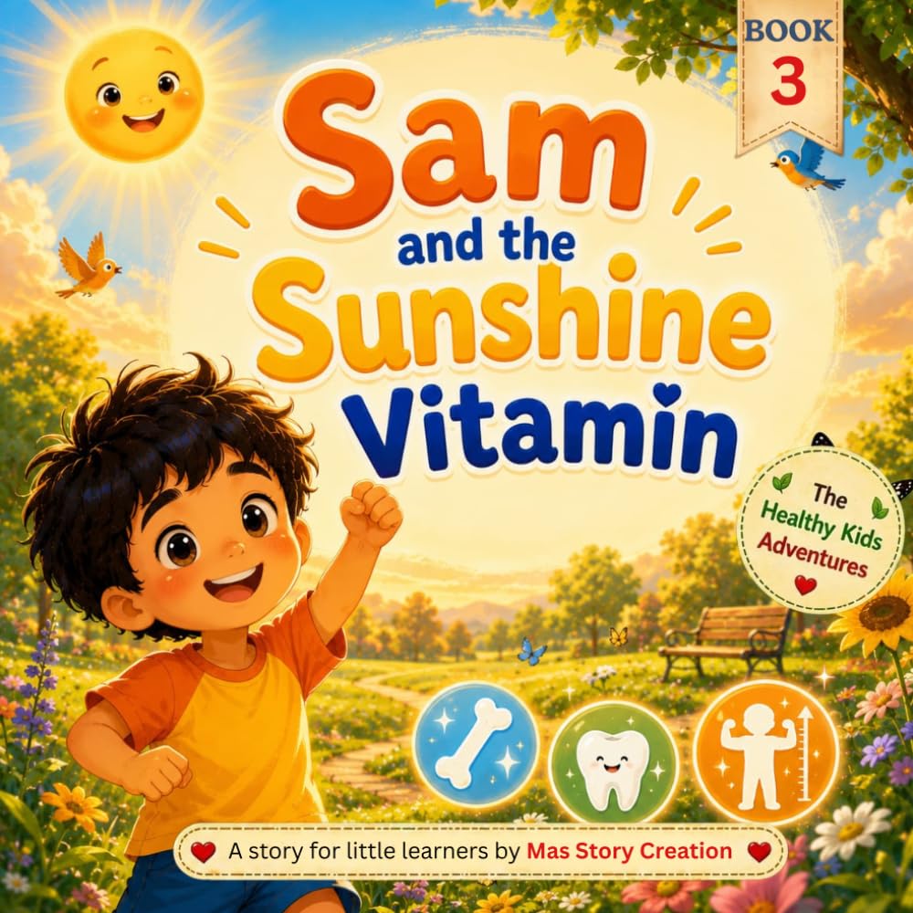 Sam and the Sunshine Vitamin: A Story About Vitamin D and Healthy Habits (Healthy Kids Adventutres)
