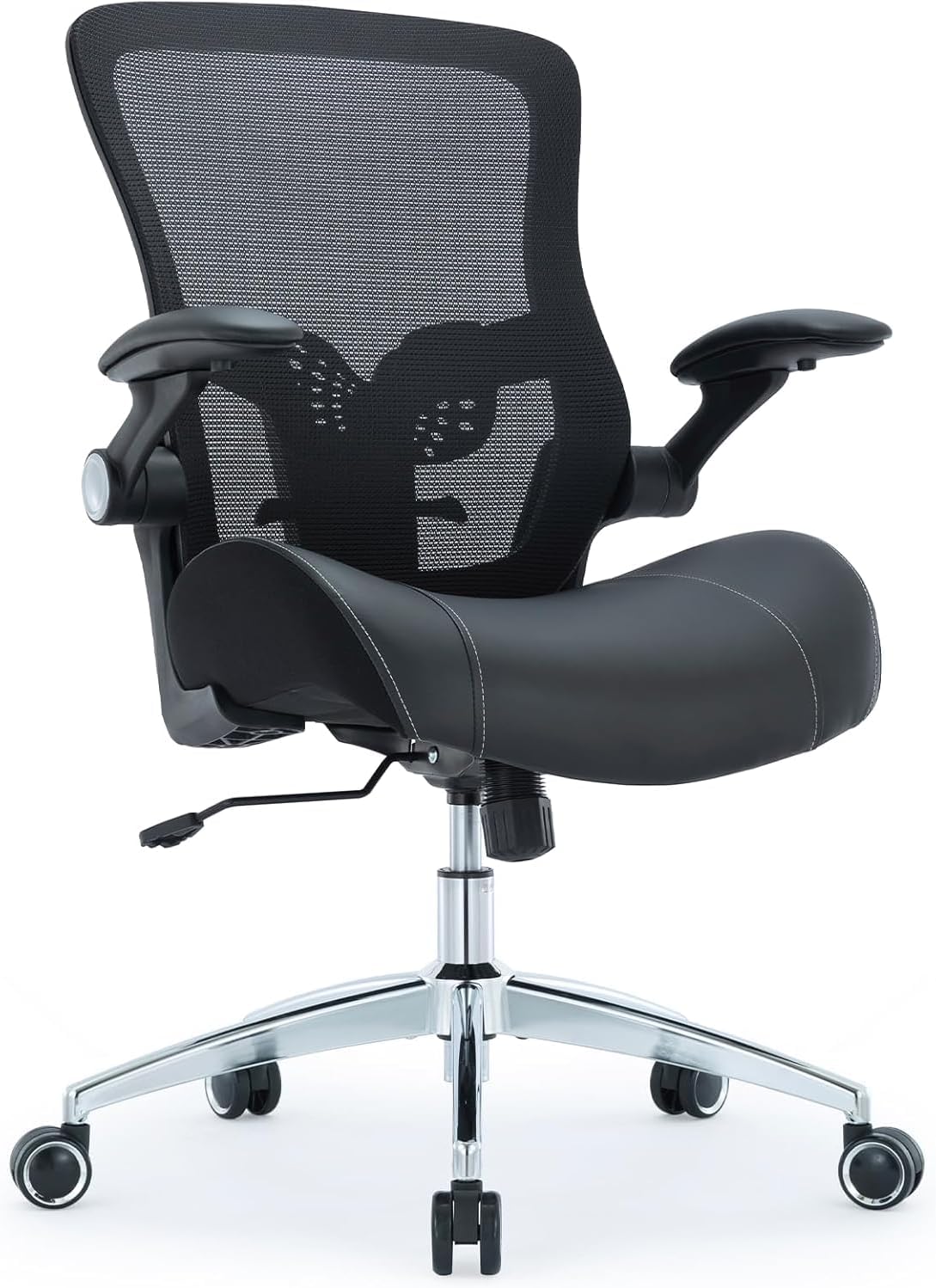 Office Chair Ergonomic Desk Chair-400lbs Big and Tall Heavy Duty, Wide & Soft 3D Modeling Foam Cushion Home Office Desk Chair with Adjustable Seat Height, Executive Computer Task Chair - Image 9