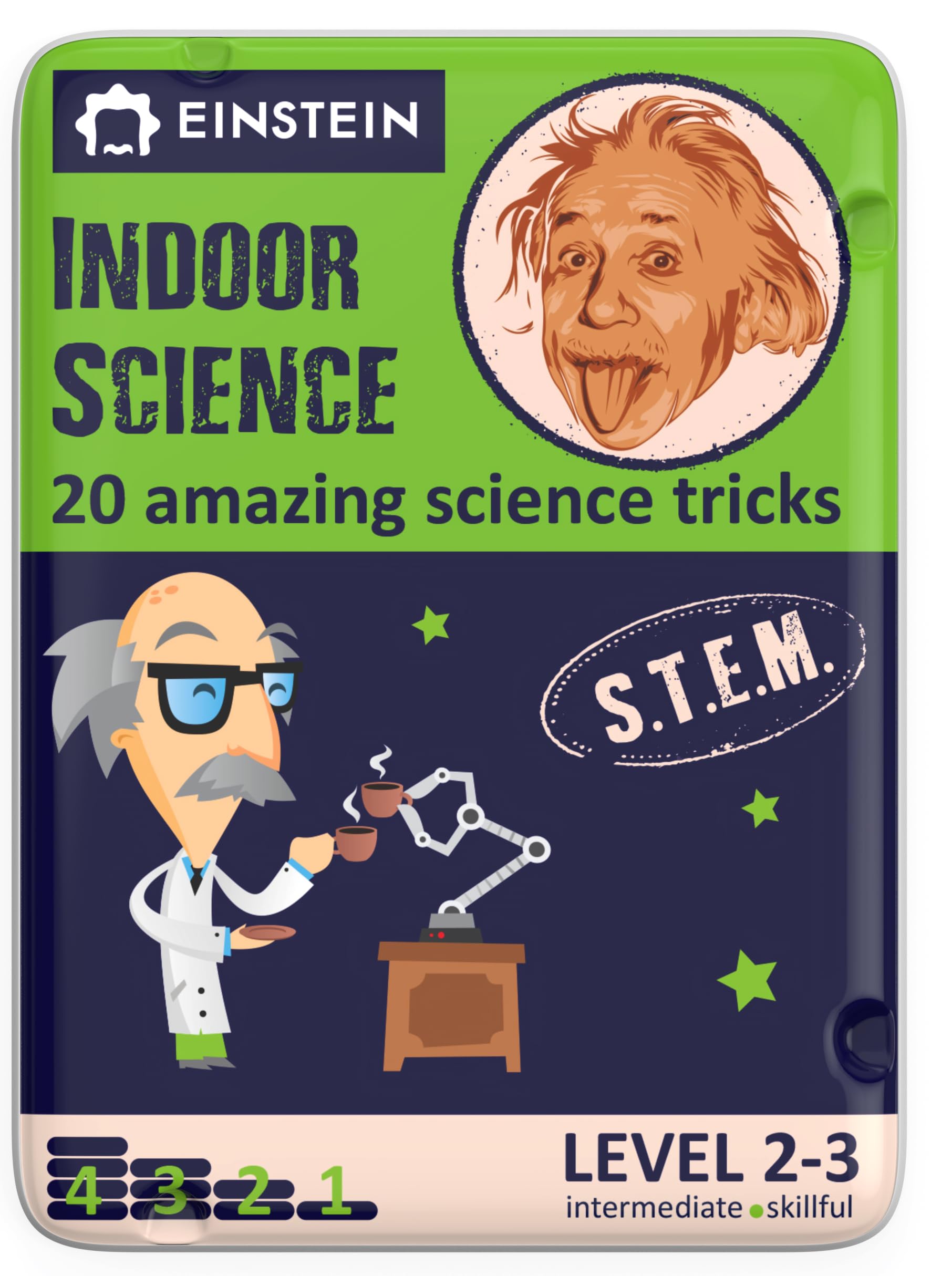 The Purple Cow Crazy Scientist Indoor Science Activity Card Set