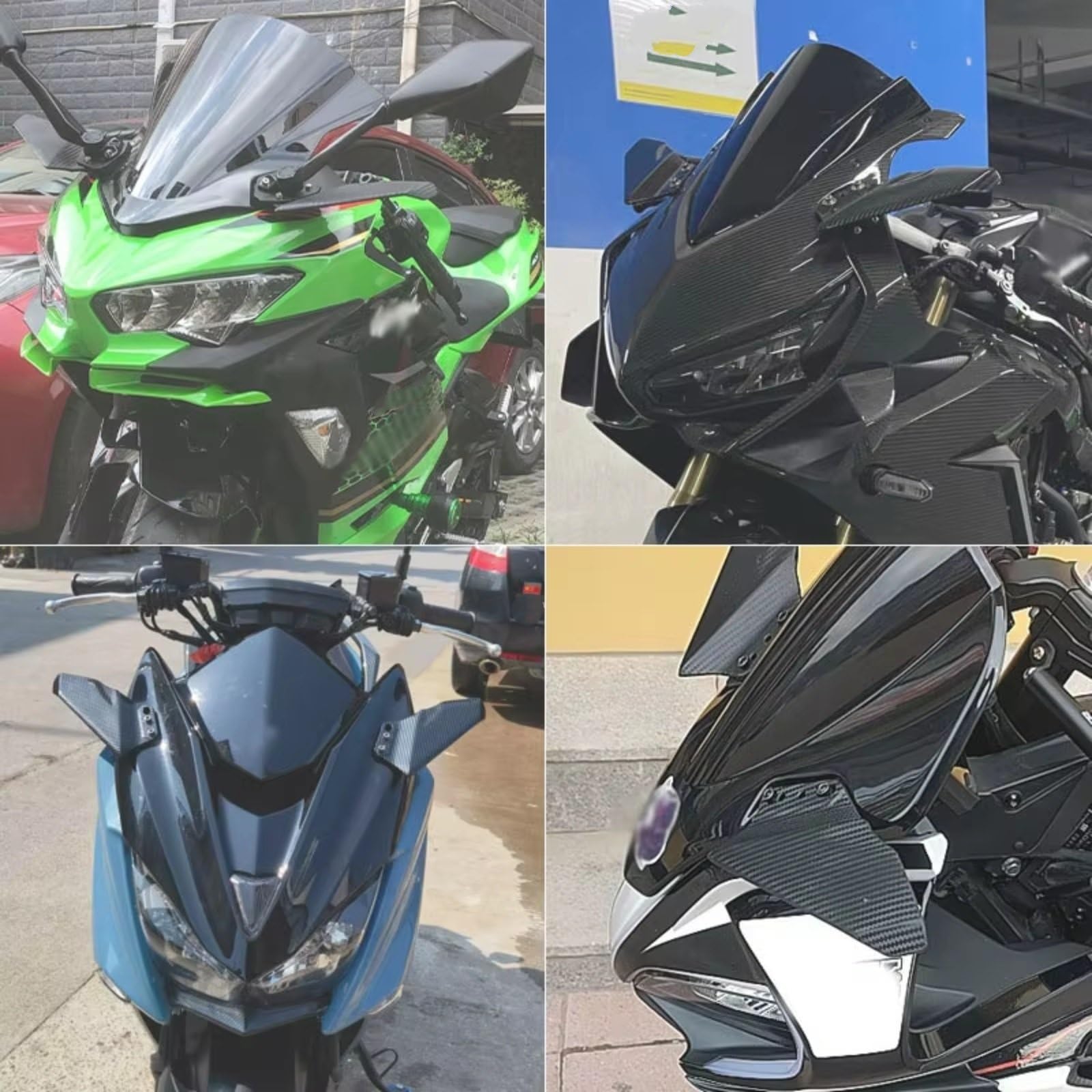Amazon | バイクサイドスポイラー For CBR250RR 2011-2020 For
