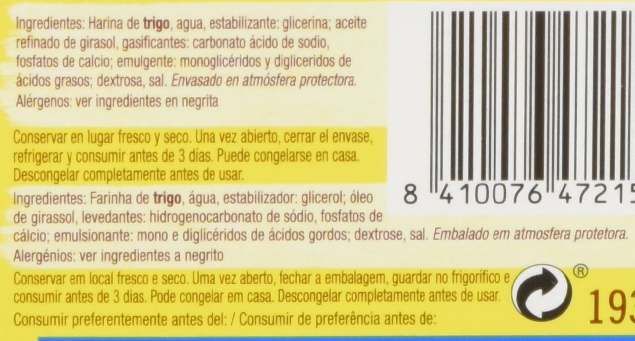 Old El Paso Tortillas de Trigo Barquitas, Fáciles de Llenar, Sin Conservantes, 8 Unidades, 193g