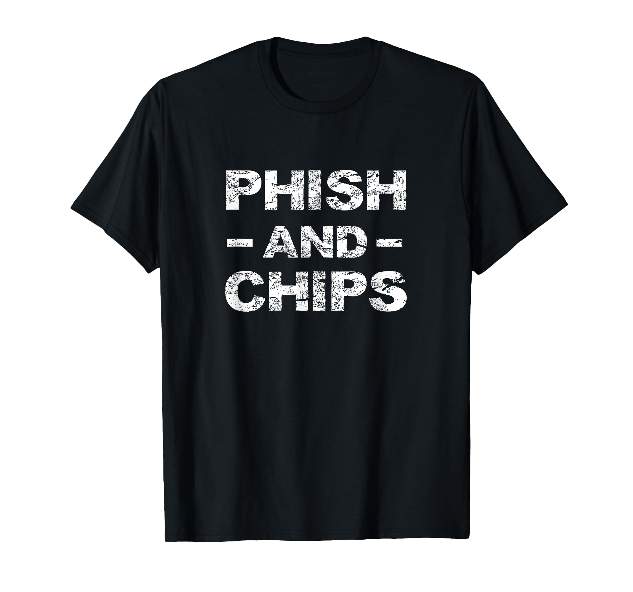 Phish and Chips Funny Hacker T-Shirt
