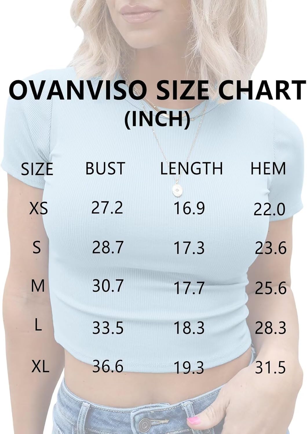 Women Crewneck Ribbed Short Sleeve Crop Tops Summer Y2K Slim Fit T-Shirts 2026 - Image 6