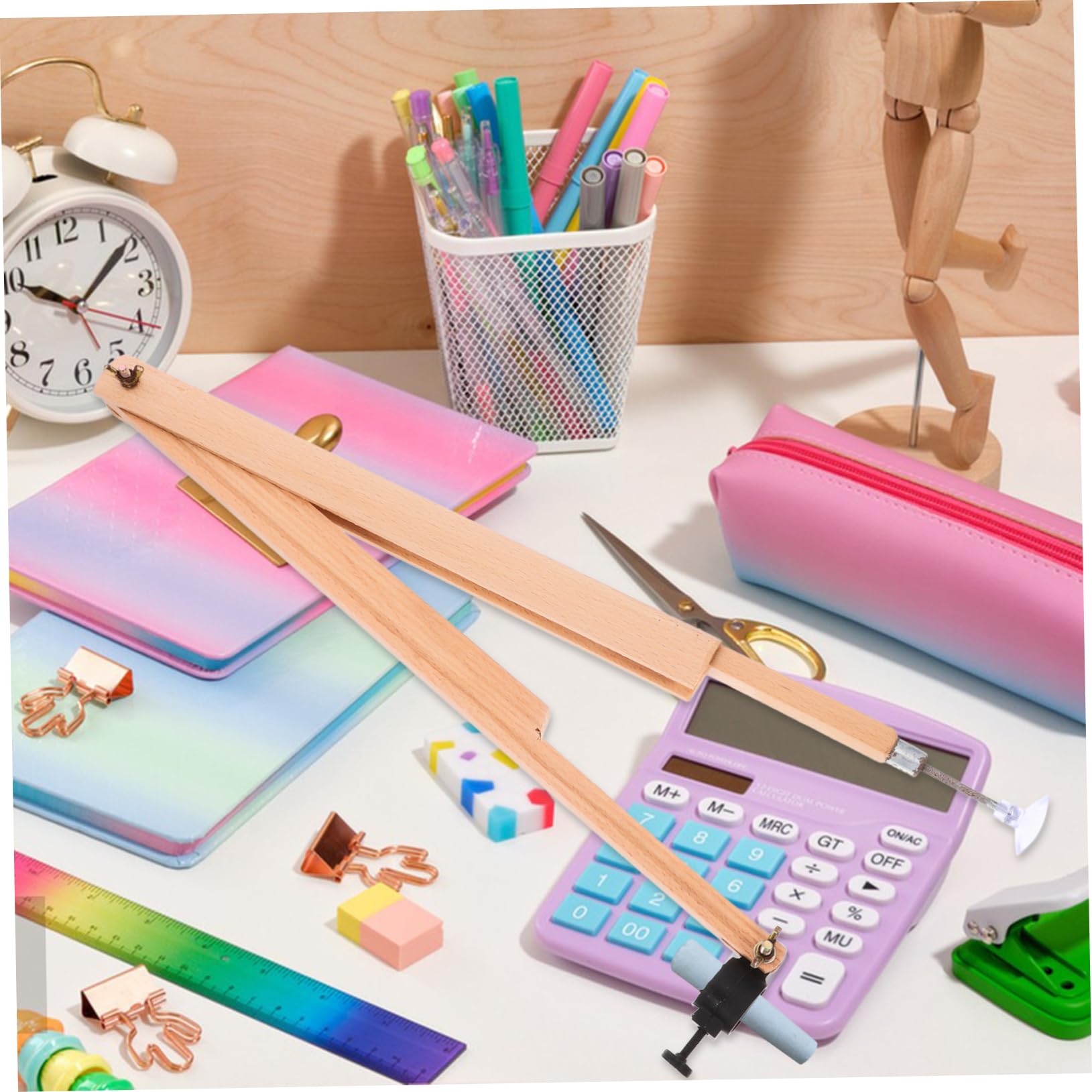 DOITOOL 3 Pezzi Didattico per Insegnanti Strumento Professionale per Tracciamento Utensile per Falegnameria e Forniture Scolastiche