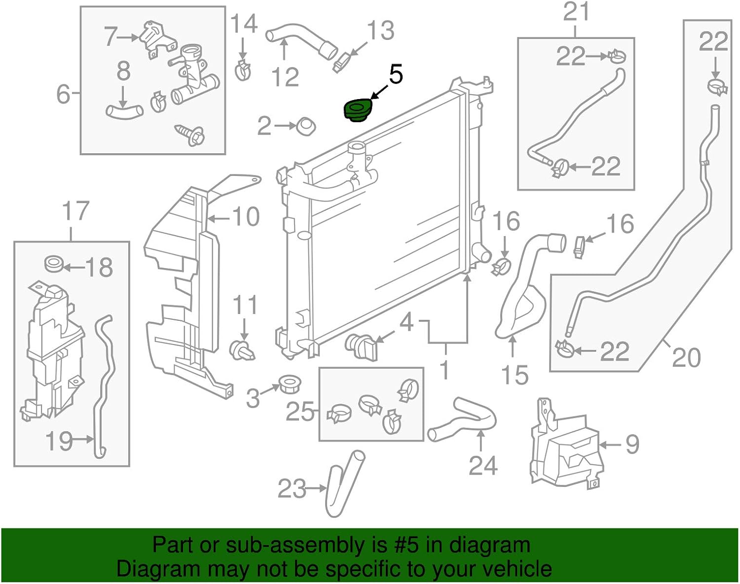 Genuine Nissan Parts - Authentic Catalog Part from The Factory (21430-7999C)