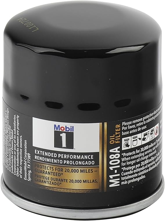 Mobil 1 M1-108A Extended Performance Oil Filter, Pack of 2