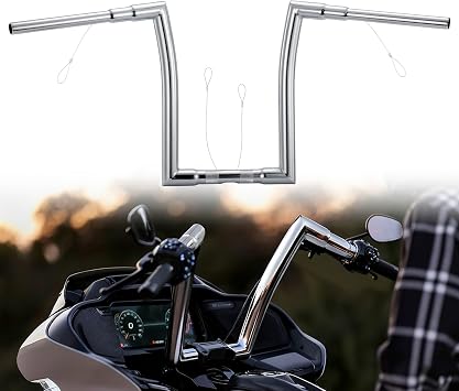 14" Road Glide handlebar 1.5" Ape Hanger for 2024-Up Road Glide & 2023-Up FLTRXSE & 2024-Up ABS enabled Road Glide models Except FLTRXSTSE, Chrome