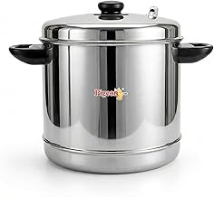 Pigeon Favourite ISI Marked Stainless Steel Idli Maker with Whistle | 6 Plates | 24 Idlis Capacity | Induction & Gas Stove Compatible | Food Grade Steamer