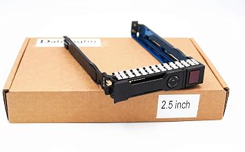 2.5" SFF SAS SATA SSD Hard Drive Carrier Tray Caddy 651687-001 651699-001 for HP Proliant ML350 DL360p DL380P DL160 Gen8 G8 Gen9 G9 with 4 Mounting Screws