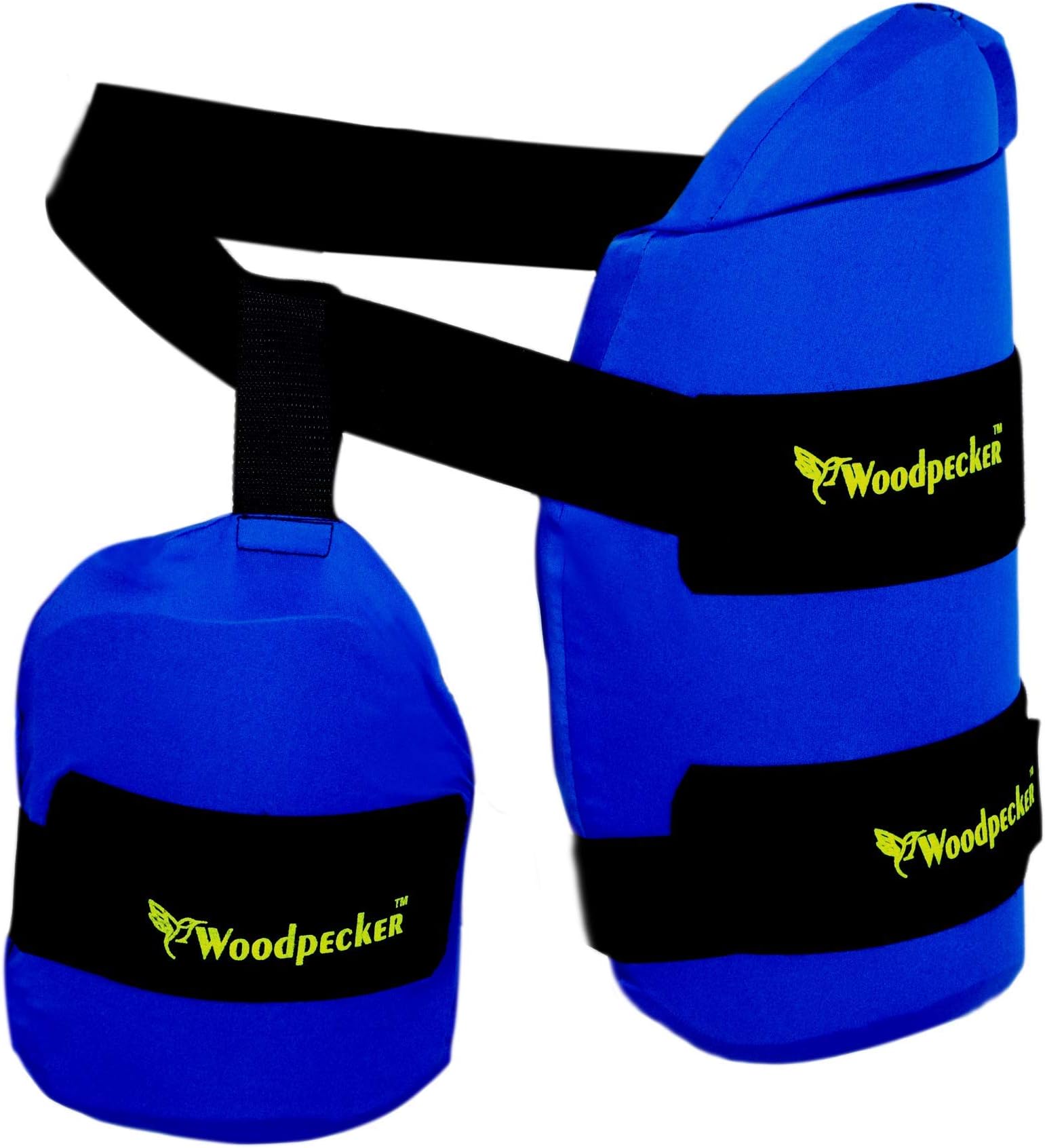 Woodpecker Right Hand Thigh Guard for Cricket (Blue, Small)