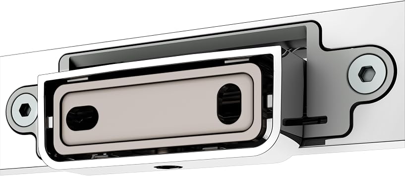KEUCO Moll Open Shape Chrome Metal Toilet Roll Holder