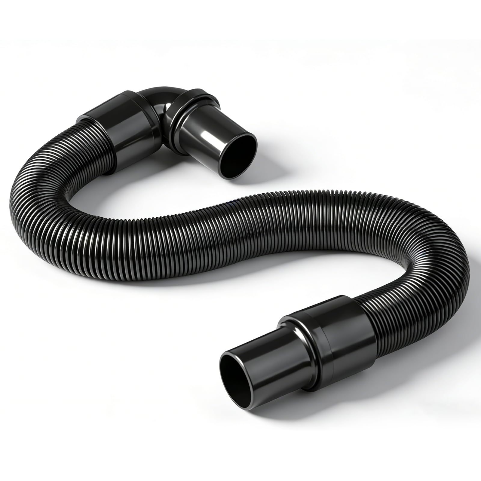 Photo 1 of 103048 Static-Dissipating Backpack Vacuum Hose with 1-1/2-inch Cuffs Fit for ProTeam Super Coach, Mode 6 and other Models Backpack Vacuum Hoses Replacement (Stretchable)