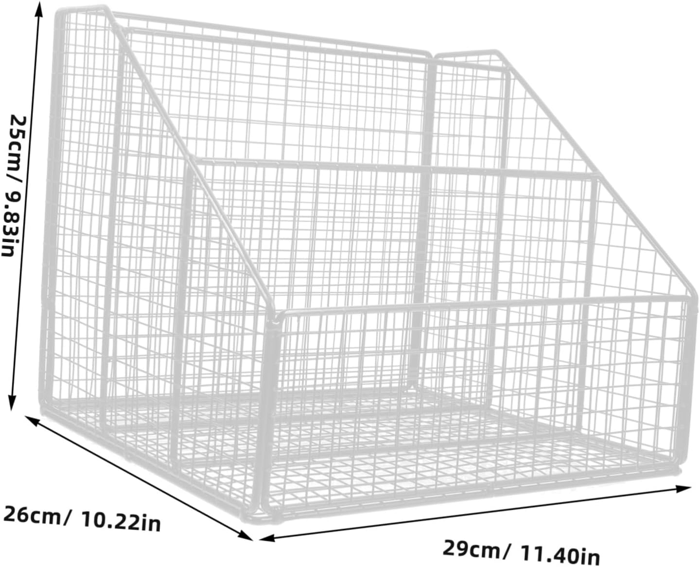 Desktop Book Organizer Multi-functional File Holder Rack for Office and Home Art Magazine Storage Shelf Efficiently Organizes Books Folders and Letters