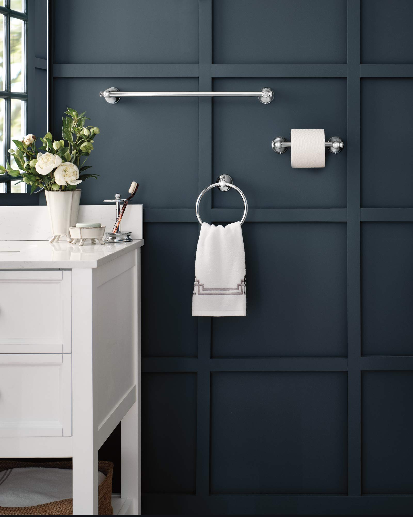Moen Y3186CH Lindale - Toallero, color cromado
