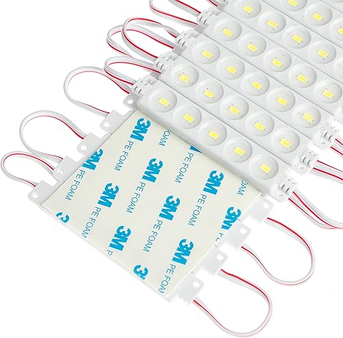 Miniatura 2 de Módulo LED DC12V blanco 6500K inyección 5 LED módulo 1,2 W con fuente de alimentación