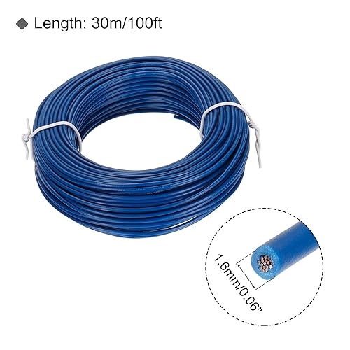 Vista 130 de MECCANIXITY Cable trenzado de PVC verde 18 AWG, 24.6 ft/25 pies, 300 V, cobre estañado, UL1007, compatible con varios dispositivos