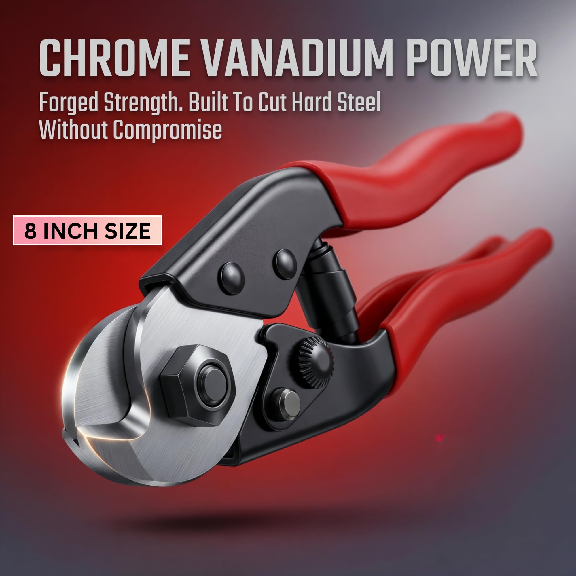 HUPLA Wire Rope Cutter - Cut Steel & Cable Easily -4