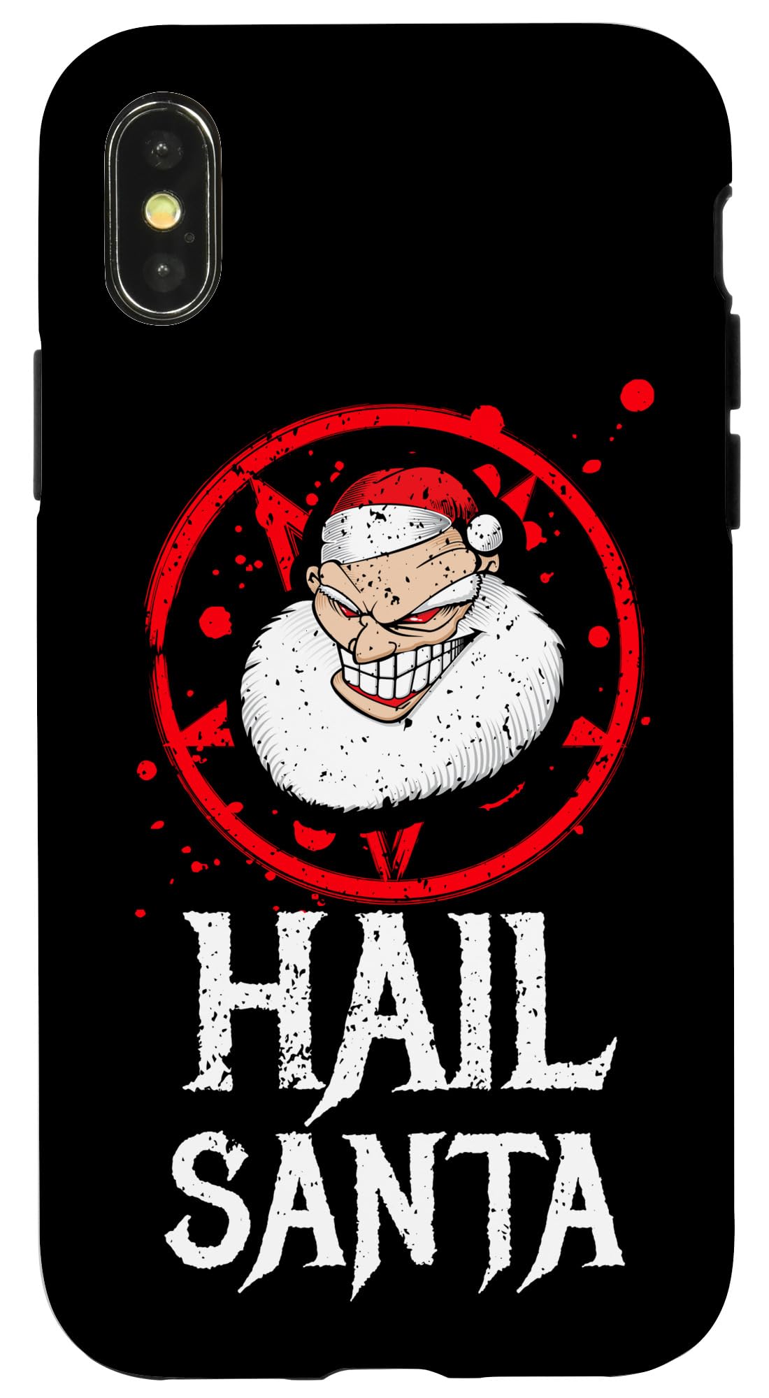 iPhone X/XS Hail Santa Claus | Heavy Metal Xmas Gift | Bloody Christmas Case
