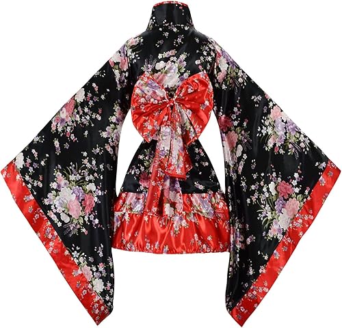 Miniatura 7 de VSVO, disfraz de animé Cosplay Lolita, elegante, para Halloween, kimono japonés