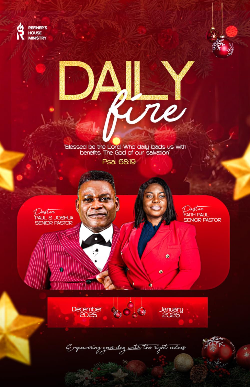 Daily Fire: Devotional Guide: December 2025 & January 2026